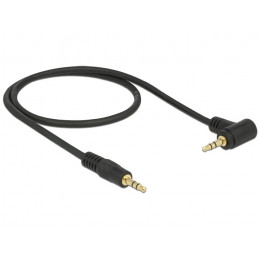 DeLOCK 0.5m 3.5mm M M audiokaapeli 0,5 m Musta