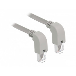 DeLOCK 85877 verkkokaapeli Harmaa 1 m Cat6a S FTP (S-STP)