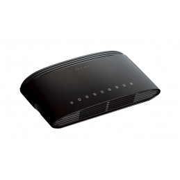 D-Link DES-1008D Hallitsematon Fast Ethernet (10 100) Musta