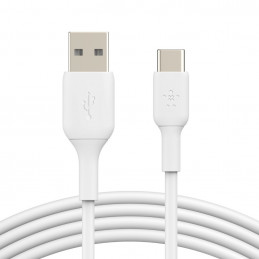 Belkin CAB001BT1MWH USB-kaapeli 1 m USB A USB C Valkoinen
