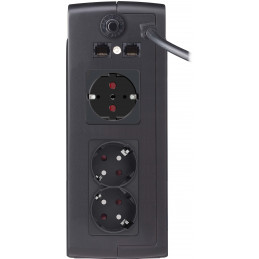 PowerWalker VFD 1000 1 kVA 600 W 3 AC-pistorasia(a)
