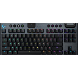 Logitech G G915 TKL Tenkeyless LIGHTSPEED Wireless RGB Mechanical Gaming Keyboard - GL Clicky näppäimistö RF Wireless +