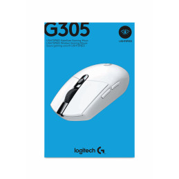Logitech G G305 LIGHTSPEED Wireless Gaming Mouse hiiri Oikeakätinen Langaton RF + Bluetooth Optinen 12000 DPI