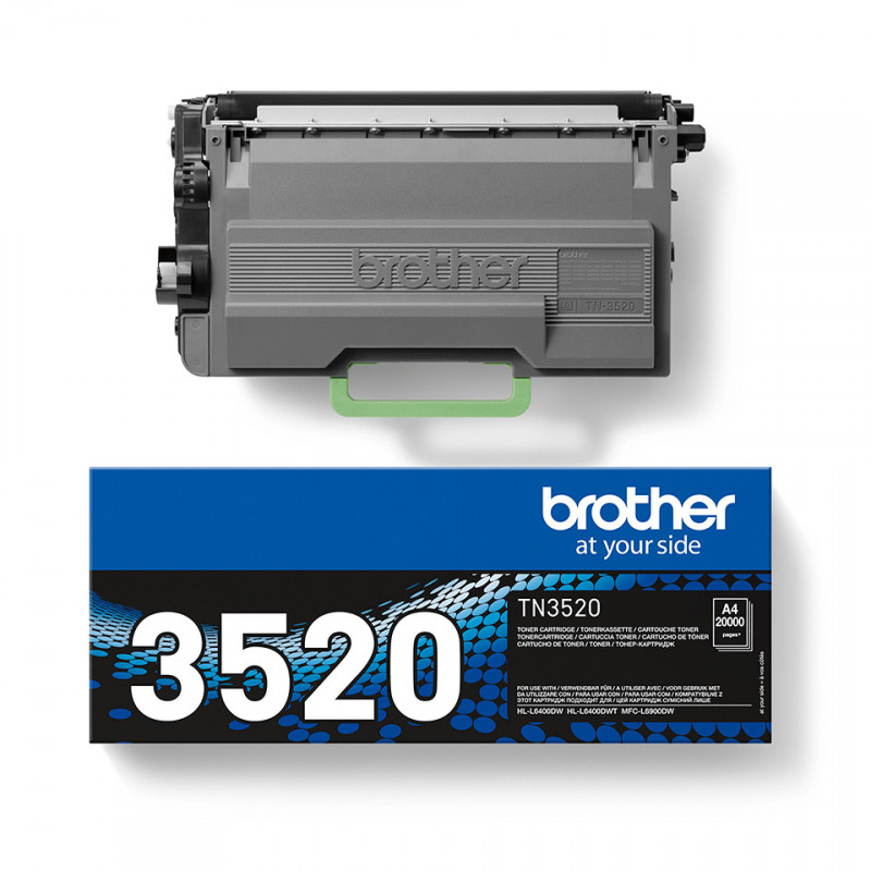 Brother TN-3520 värikasetti 1 kpl Alkuperäinen Musta