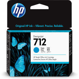 HP 712 syaani DesignJet -mustepatruuna, 29 ml