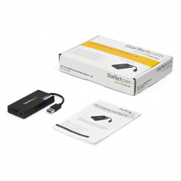 StarTech.com USB32HD4K USB grafiikka-adapteri 3840 x 2160 pikseliä Musta