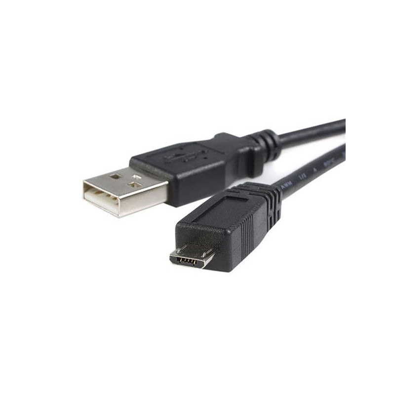 StarTech.com UUSBHAUB1M USB-kaapeli 1 m USB 2.0 USB A Micro-USB B Musta