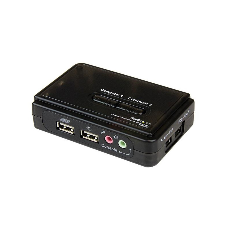 StarTech.com SV211KUSB KVM-kytkin Musta