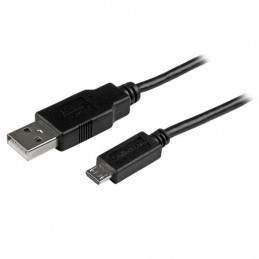 StarTech.com USBAUB2MBK USB-kaapeli 2 m USB 2.0 USB A Micro-USB B Musta