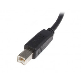 StarTech.com USB2HAB3M USB-kaapeli 3 m USB 2.0 USB A USB B Musta