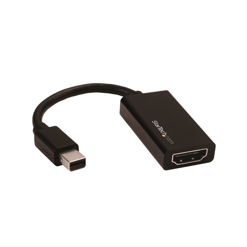 StarTech.com MDP2HD4K60S videokaapeli-adapteri 0,148 m Mini DisplayPort HDMI Musta