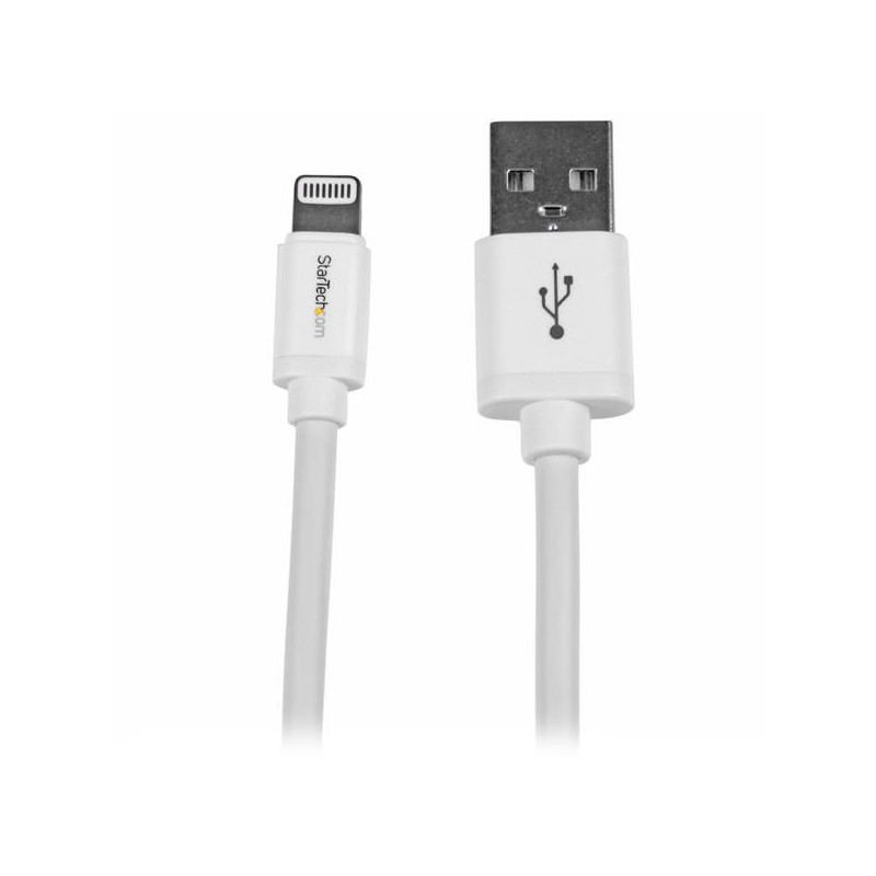 StarTech.com USBLT2MW Lightning-kaapeli 2 m Valkoinen