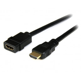 StarTech.com HDEXT2M HDMI-kaapeli 2 m HDMI-tyyppi A (vakio) Musta