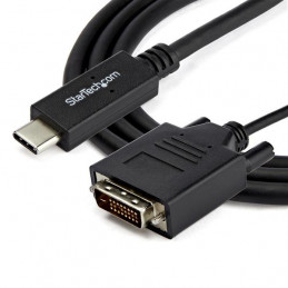 StarTech.com CDP2DVIMM2MB videokaapeli-adapteri 2 m USB Type-C DVI-D Musta