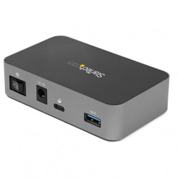 StarTech.com HB31C4AS keskitin USB 3.2 Gen 2 (3.1 Gen 2) Type-C 10000 Mbit s Musta, Harmaa