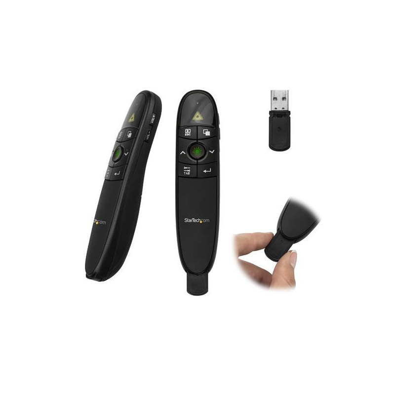 StarTech.com PRESREMOTEG Wifi-esittelylaite Musta