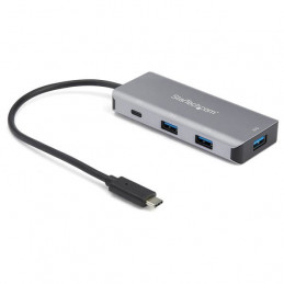 StarTech.com HB31C3A1CB keskitin USB 3.2 Gen 2 (3.1 Gen 2) Type-C 10000 Mbit s Musta, Harmaa