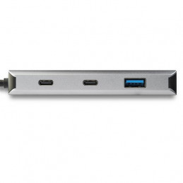 StarTech.com HB31C2A2CB keskitin USB 3.2 Gen 2 (3.1 Gen 2) Type-C 10000 Mbit s Musta, Harmaa