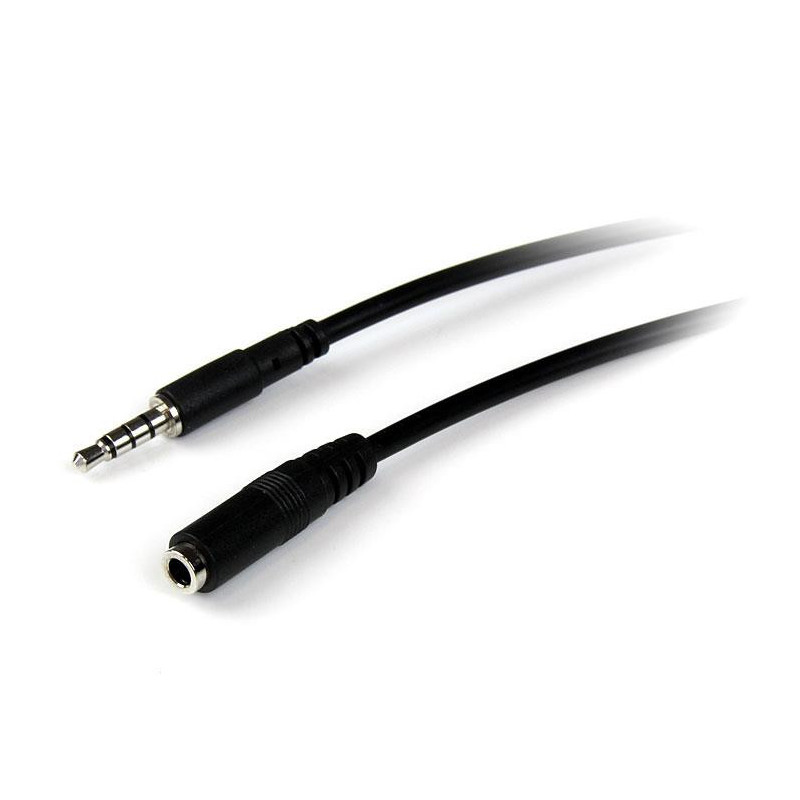 StarTech.com 2m 3.5mm 3.5mm audiokaapeli Musta