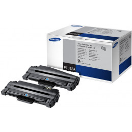 Samsung MLT-P1052A, kaksoispakkaus, riittoisa musta värikasetti