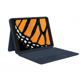 Logitech Rugged Combo 3 Touch Sininen Smart Connector QWERTY Pohjoismainen