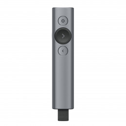 Logitech Spotlight Presentation Remote Wifi-esittelylaite Bluetooth RF Harmaa