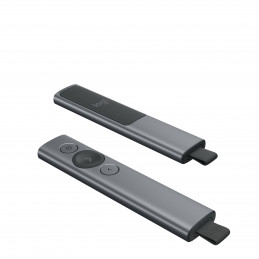 Logitech Spotlight Presentation Remote Wifi-esittelylaite Bluetooth RF Harmaa