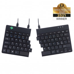 R-Go Tools RGOCONDWDBL näppäimistö USB QWERTY Hollanti Musta