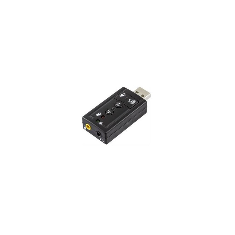Deltaco UAC-03 äänikortti 2.0 kanavaa USB