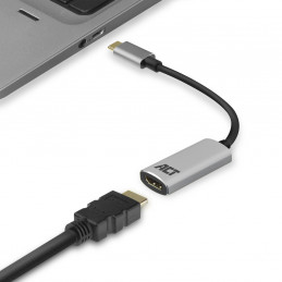 ACT AC7010 USB grafiikka-adapteri 4096 x 2160 pikseliä Harmaa