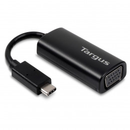 Targus ACA934EUZ videokaapeli-adapteri 0,17 m USB Type-C VGA (D-Sub) Musta