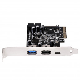 Silverstone ECU05 liitäntäkortti -sovitin Sisäinen USB 3.2 Gen 1 (3.1 Gen 1)