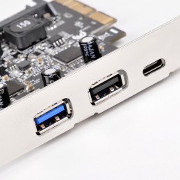 Silverstone ECU05 liitäntäkortti -sovitin Sisäinen USB 3.2 Gen 1 (3.1 Gen 1)