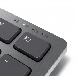 DELL KB700 näppäimistö Bluetooth QWERTY Pohjoismainen Harmaa