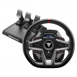 Thrustmaster 4460182 peliohjain Musta USB Ohjauspyörä + polkimet Analoginen Digitaalinen PC, Xbox One, Xbox One S, Xbox One X,