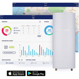 D-Link AC1300 1267 Mbit s Valkoinen Power over Ethernet -tuki