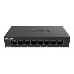 D-Link DGS-108GL Hallitsematon Gigabit Ethernet (10 100 1000) Musta
