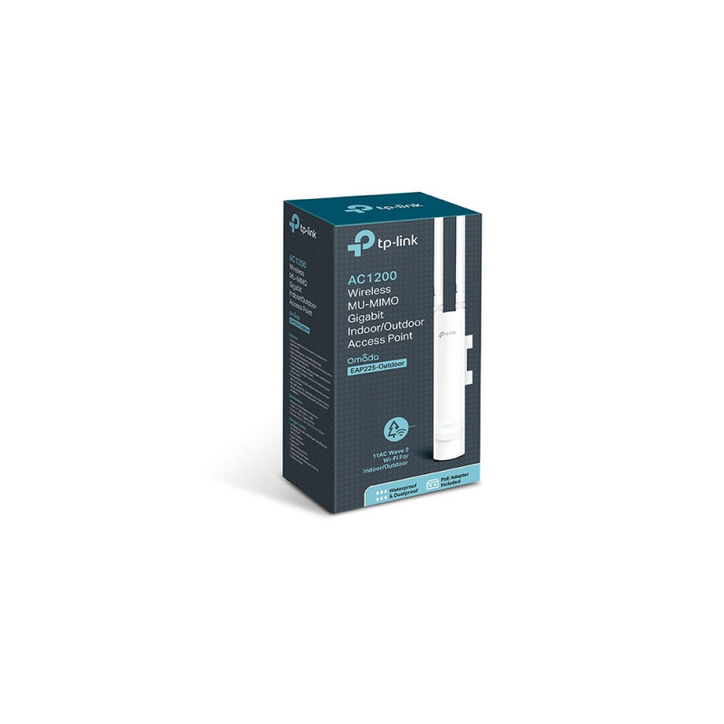TP-LINK EAP225-Outdoor 1200 Mbit s Valkoinen Power over Ethernet -tuki