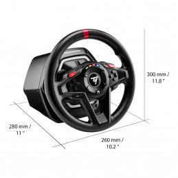 Thrustmaster T128 Musta USB Ohjauspyörä + polkimet Analoginen PC, Xbox, Xbox One