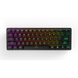 Steelseries Apex Pro Mini näppäimistö USB + RF Wireless + Bluetooth QWERTY Pohjoismainen Musta