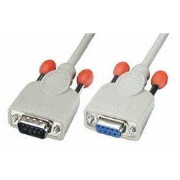 Lindy 0,5m RS232 Cable signaalikaapeli Harmaa
