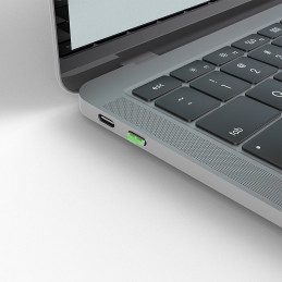 Lindy 40438 portin lukitsin USB Type-C Vihreä 10 kpl