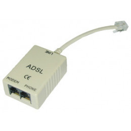 Lindy ADSL-Splitter verkkohaaroitin Harmaa