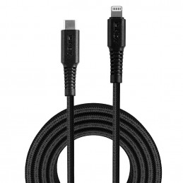 Lindy 31288 Lightning-kaapeli 3 m Musta