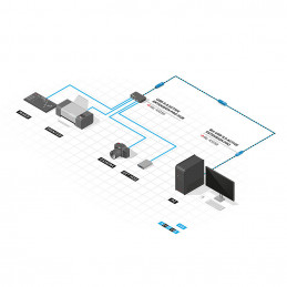 Lindy 43158 USB-kaapeli 8 m USB 3.2 Gen 1 (3.1 Gen 1) USB A Musta