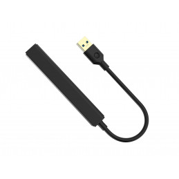 Conceptronic C4PUSB3 keskitin USB 3.2 Gen 1 (3.1 Gen 1) Type-A 5000 Mbit s Musta