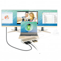 j5create JCD381-N USB Type-C™ Dual HDMI Mini Dock-Ethernet   USB 3.1 HUB   PD2.0