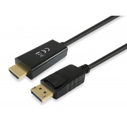 Equip 119391 videokaapeli-adapteri 3 m DisplayPort HDMI Musta