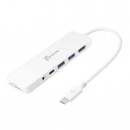 j5create JCD373-N Kevyt USB-C®-sovitin