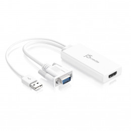 j5create JDA214-N VGA - HDMI™ Video Audio Adapter